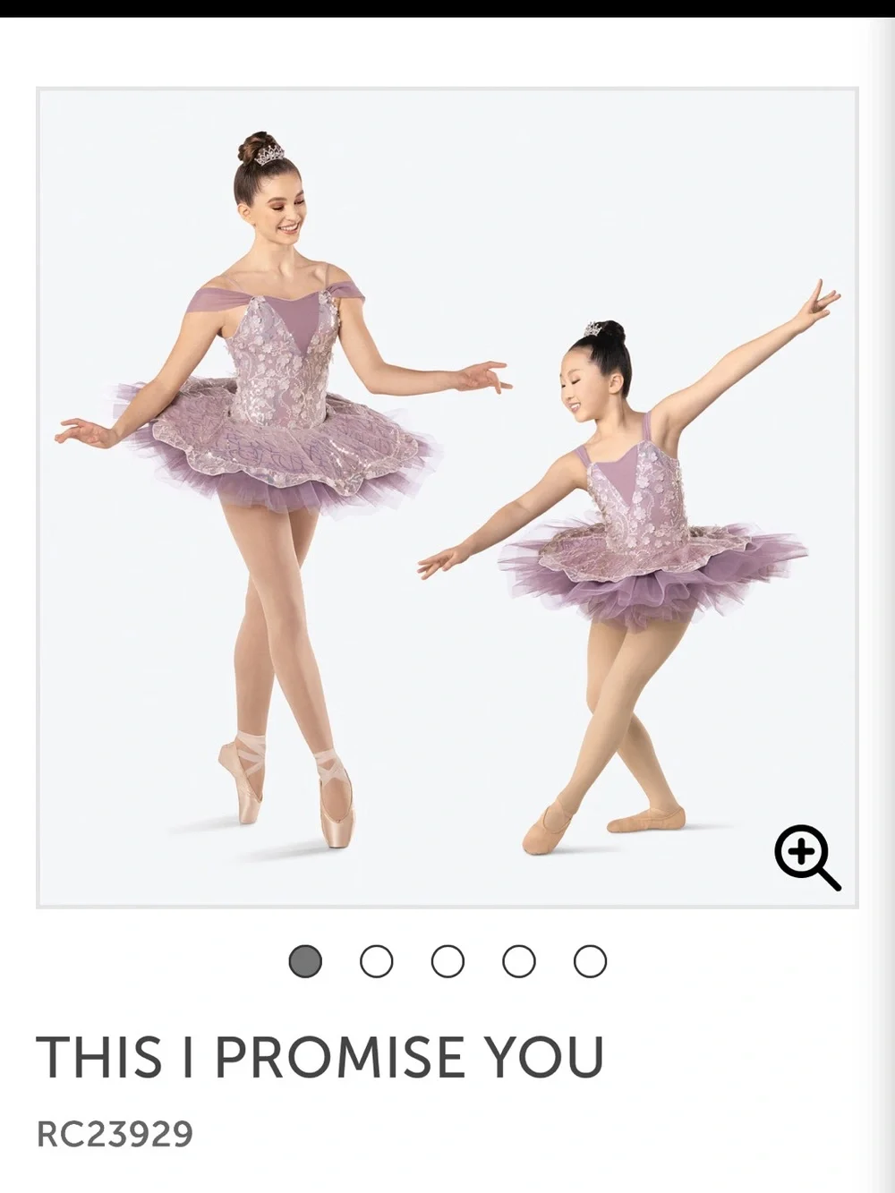 Ballet costume - lilac purple